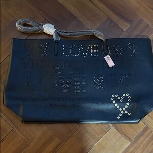Victoria's Secret LOVE Studded Weekender Tote